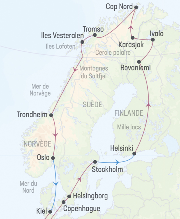 Circuit Autocar En Scandinavie Cap Nord Organise Tout Compris Escapade Voyages