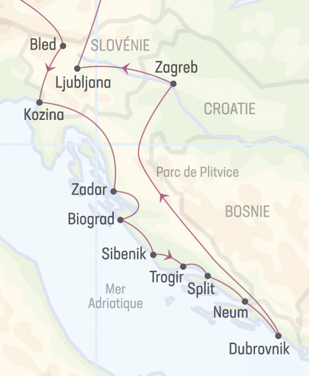 Circuit Croatie Voyage Organise En Autocar Tout Compris