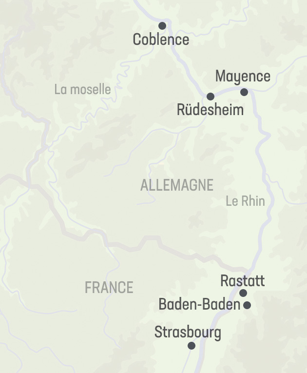 Circuit Croisiere Voyage Organise En Autocar Bateau Sur Le Rhin Tout Compris Escapade Voyages